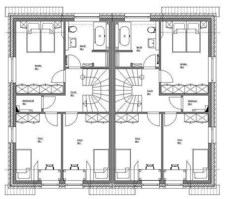 Grundrissvariante Obergeschoss