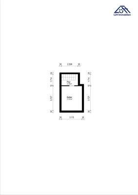 Grundriss Wohnung 2 Kellergeschoss