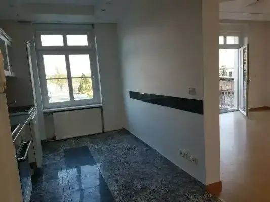 Küche-Blick in Zimmer 3