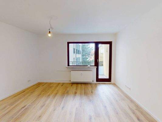 Ansicht I: Wohn- und Esszimmer