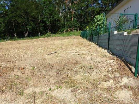 Teilansicht des Grundstücks