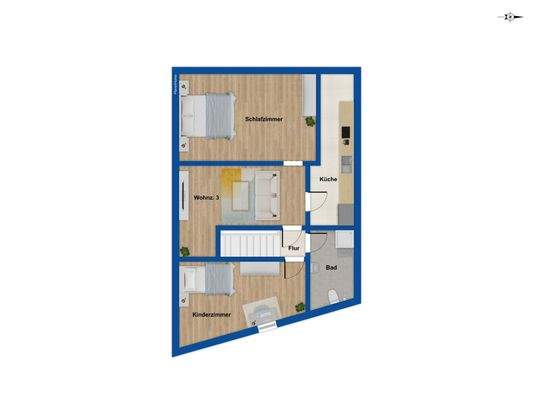 Grundriss Dachgeschoss