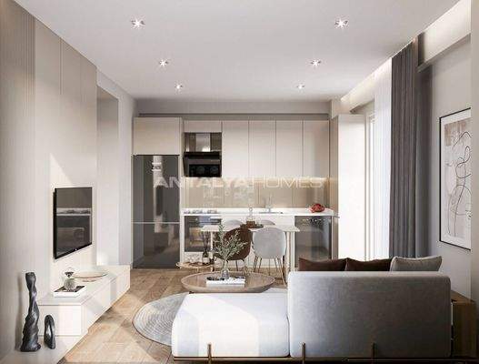 Apartments in a Complex with Pool and Security in Kepez Antalya