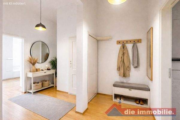 Flur_1 mit KI möbliert