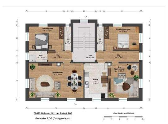 Grundriss Dachgeschoss