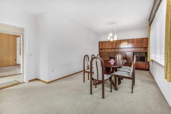 Wohn- und Essbereich im Erdgeschoss