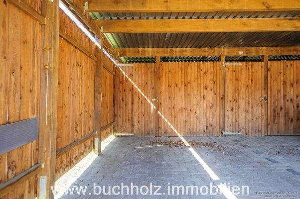 Carport mit Box
