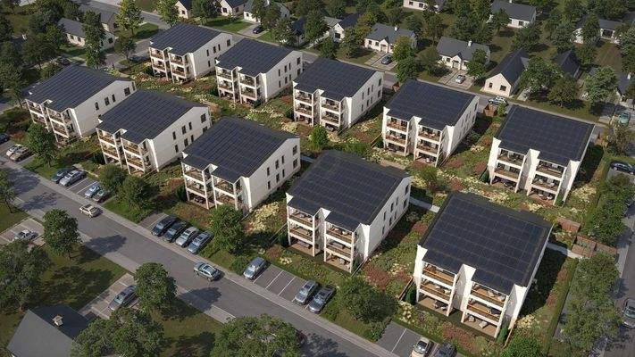 Wohnsiedlung (Visualisierung)