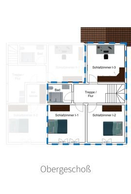 Wohnung Vorderhaus OG rechts