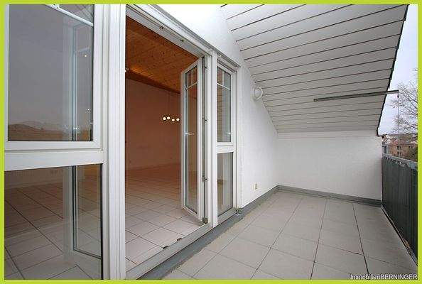 Loggia in Ost-Ausrichtung