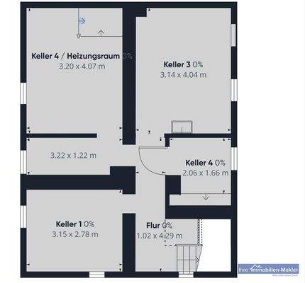 Grundriss-Skizze Keller