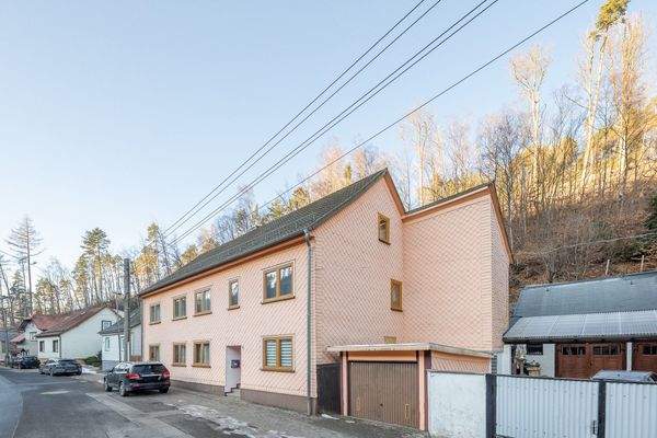 Ostansicht und Garage