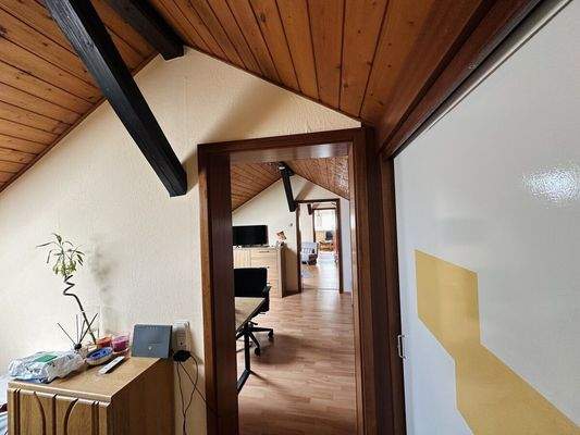 Sicht zum Arbeitszimmer