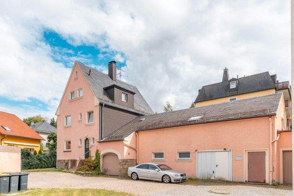 Blick in den Garagenhof