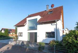 Vorderseite des Hauses