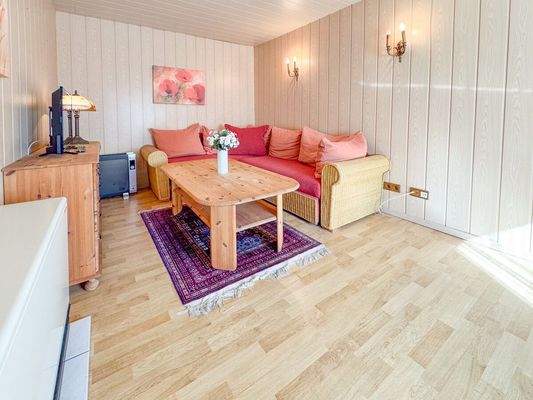 Das helle Wohnzimmer