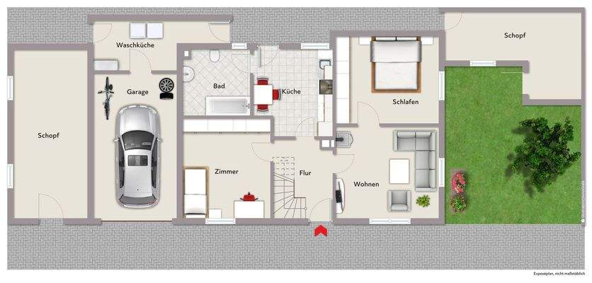 Grundriss Erdgeschoss