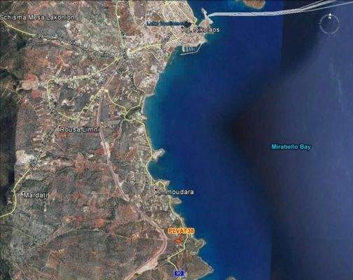 Kreta, Vathi: Baugrundstück mit Meerblick nahe Agios Nikolaos zu verkaufen