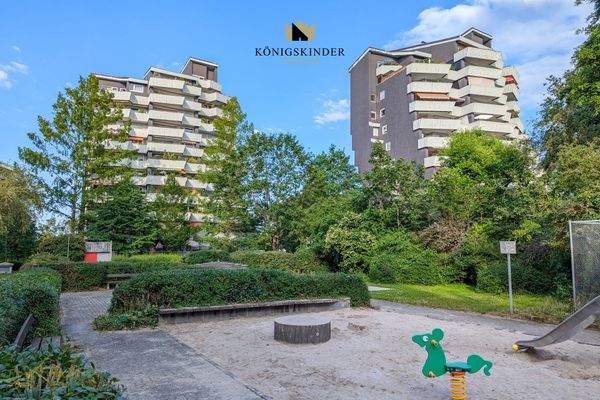 Aussenansicht vom Spielplatz