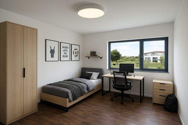 Kinderzimmer mit KI bearbeitet