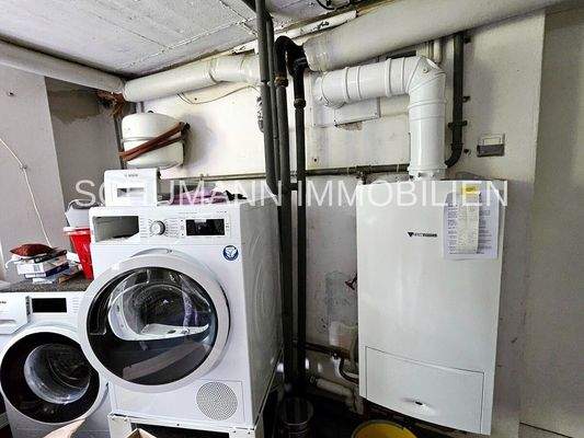 Souterrain_HWR und Gasbrennwertheizung