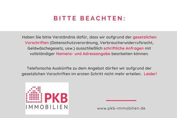 Bitte beachten Verkauf