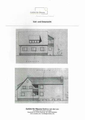 Süd und Ost Ansicht mit Logo