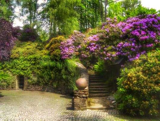 Rondell Eingangsbereich