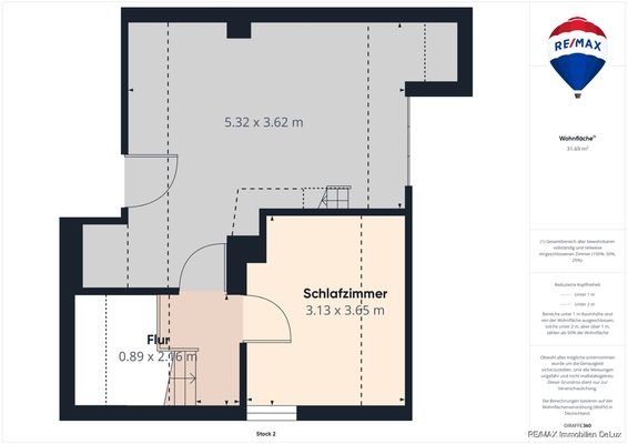 REMAX Immobilien DeLux Merzig Grundriss 2. OG