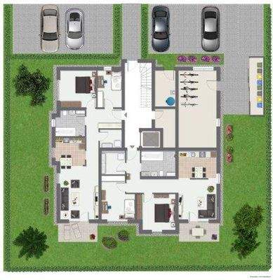 Erdgeschoss möbliert