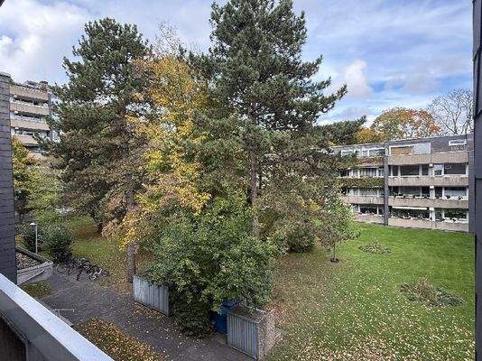 Blick in die Wohnanlage