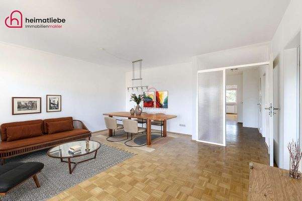 Beispielmöblierung Wohnzimmer Ansicht 2