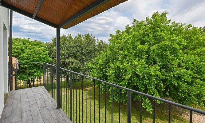 Charmantes Landhaus mit 4 Apartments und Panoramablick in Belvedere Ostrense – Marken