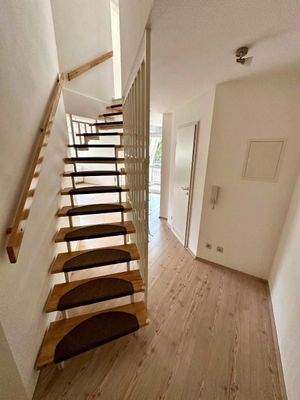 Treppe zur oberen Etage