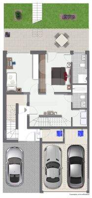 Grundriss Erdgeschoss Haus 57