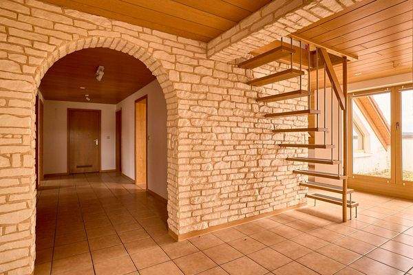 Blick in den Flur im Dachgeschoss