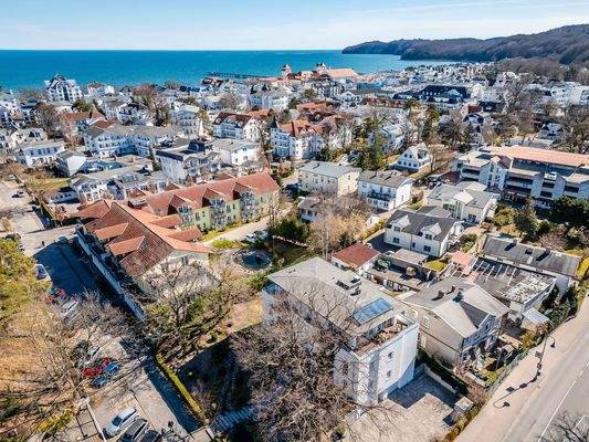 Villa Lindholm von oben