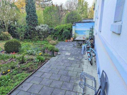 Terrasse für beide Wohnungen