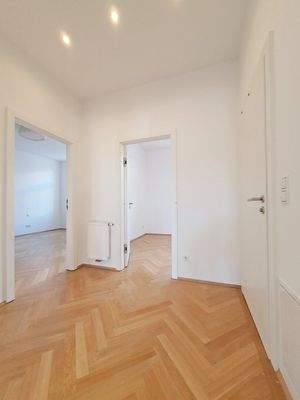 separat begehbare Schlafzimmer