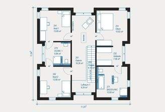 CIty Villa 1 Obergeschoß