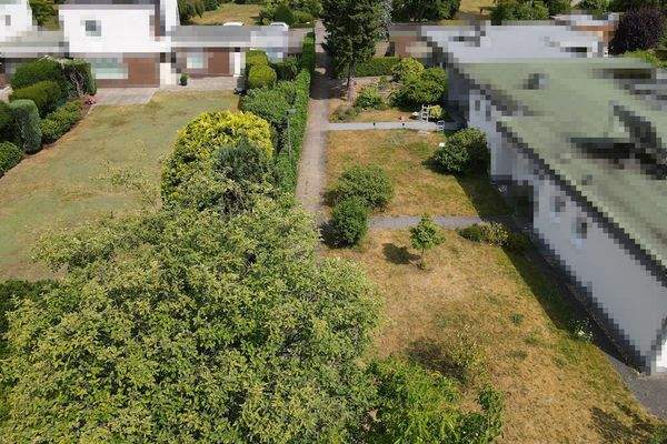 Ansicht Zuwegung Melissenweg zum Grundstück