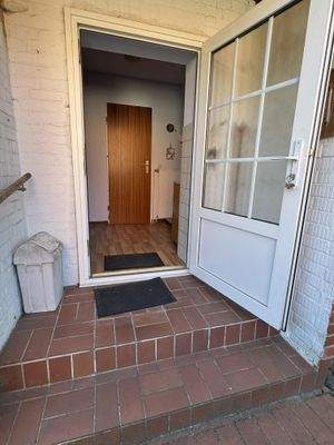 Eingangsbereich für die Wohnung im Erdgeschoss