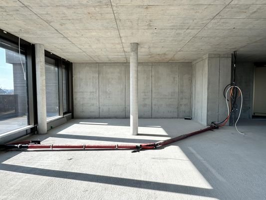 Räume im Rohbauzustand