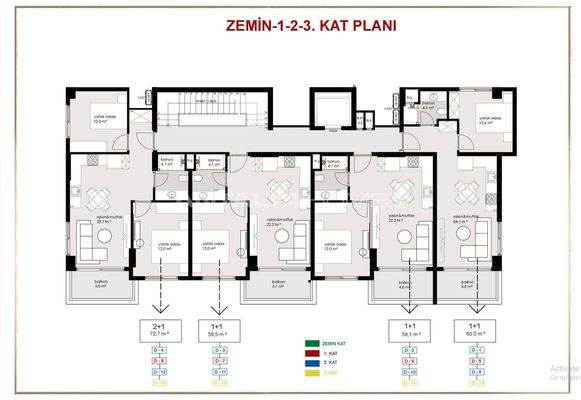 Spacious Apartments in a Complex with Pool and Garden in Alanya