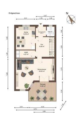 Grundriss Erdgeschoss