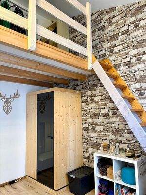 Schlafzimmer 2 mit Empore