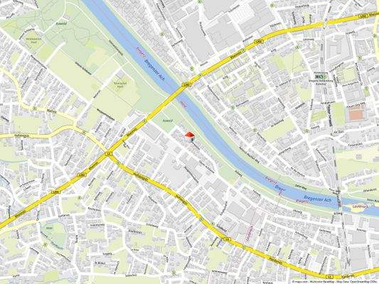 Geolyzer Kartenausschnitt