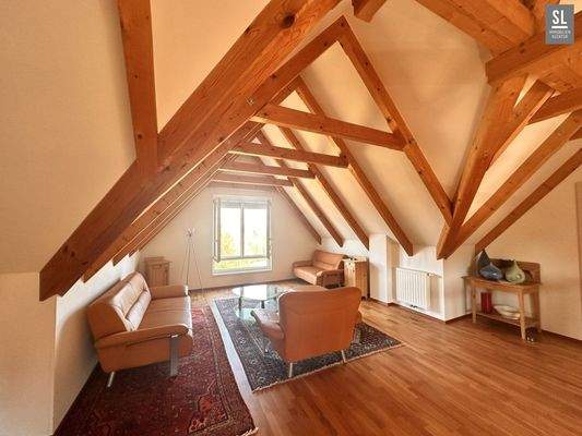 Gemütlichkeit im Obergeschoss