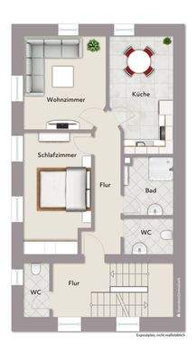 Grundriss Obergeschoss