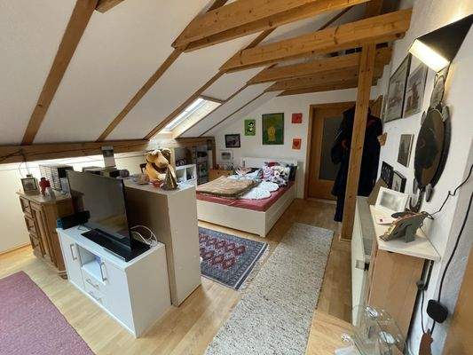 Dachstudio Schlafbereich